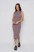 Lynne-Rib Knit Midi Skirt